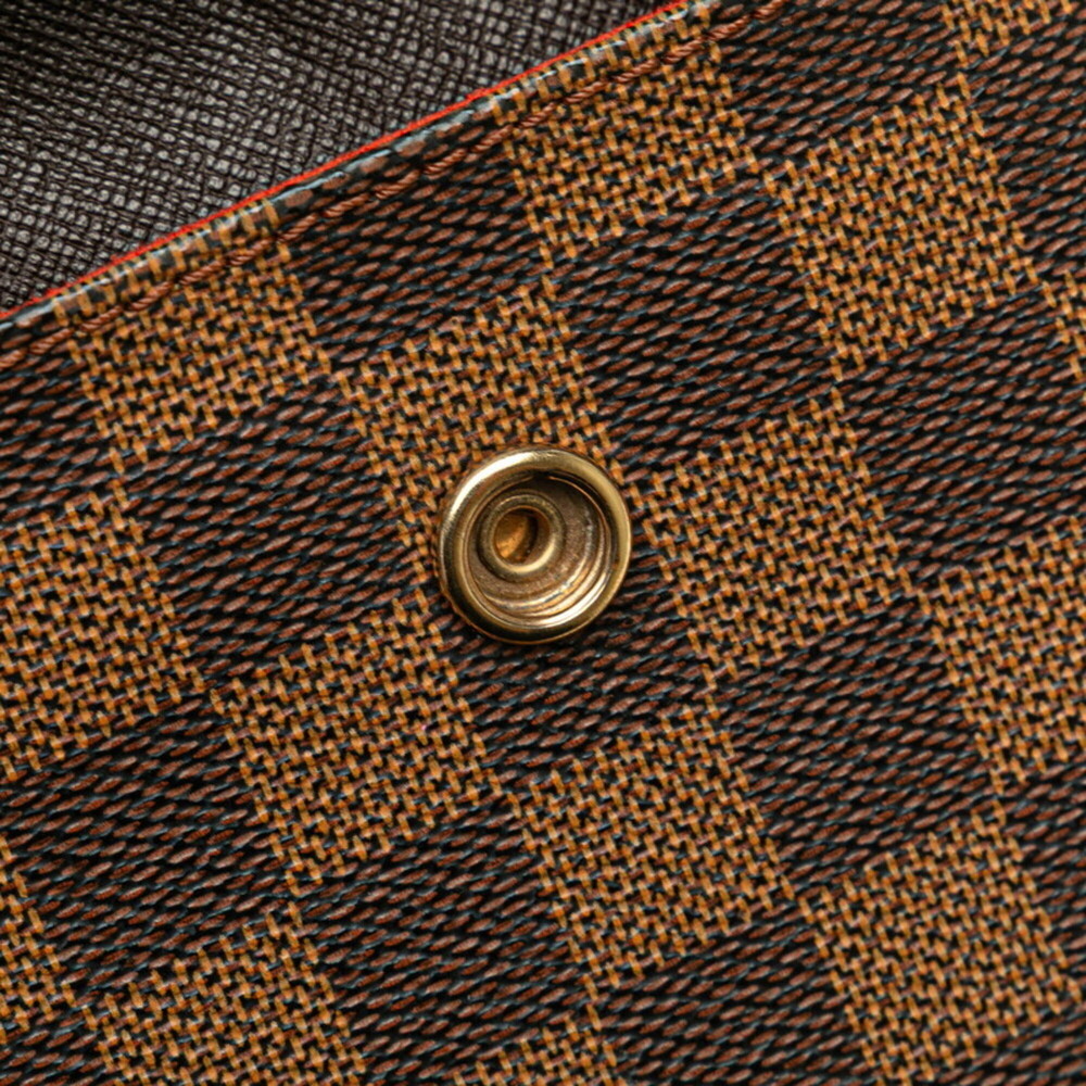 LOUIS VUITTON Brown Damier Leather Pochette Shoulder Bag - Picture 6 of 9